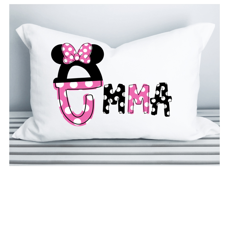 Minnie  Pillowcase or Pillow cover for Him or Her