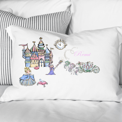 Cindy Rella Pillowcase or Pillow cover for Her, Great for Sleep overs!