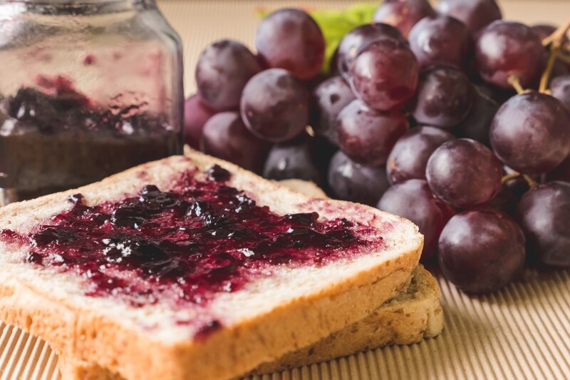 Red Grapes Galore: Handcrafted Jam Delight