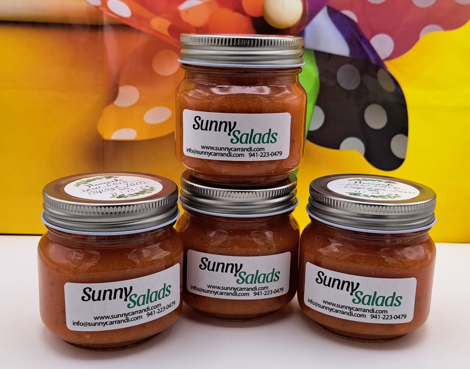 Chia Seeds - Papaya or Lechoza Jam - 8 oz jar (Seasonal between April and November)