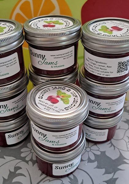 Ginger Beets Jam - $5 - 4oz