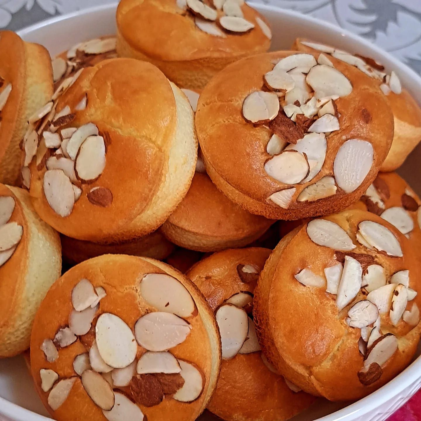 MINI Almond Buns - Made on Demand - $12 / dozen
