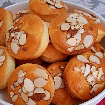 MINI Almond Buns - Made on Demand - $12 / dozen