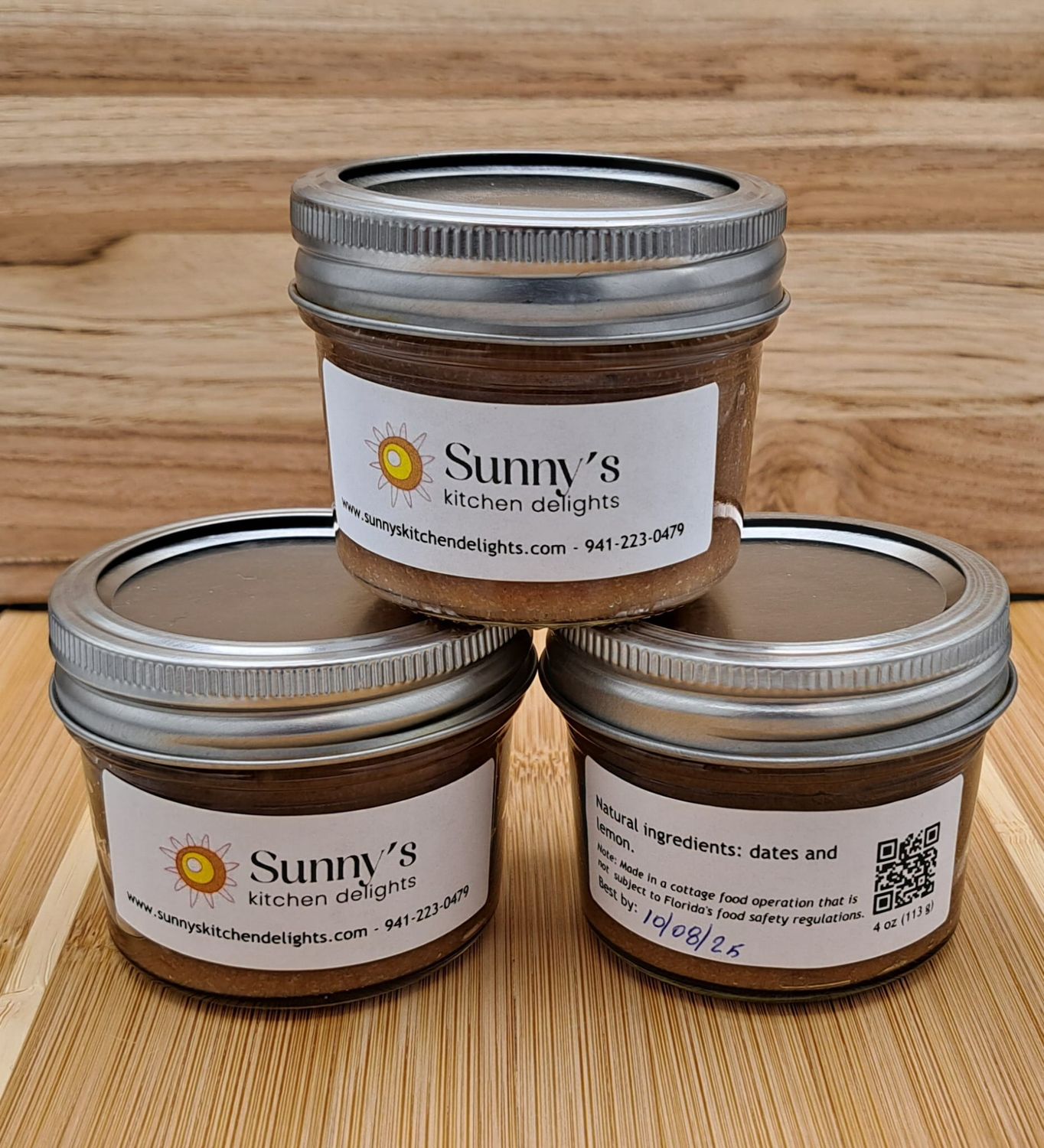 Dates jam 4oz jar