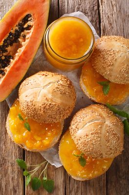Ginger Papaya Jam | Tropical Artisan Papaya Preserve