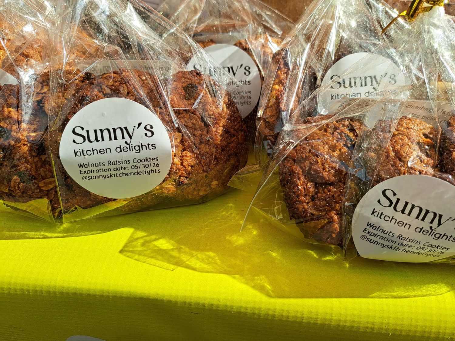 Artisan Almond Oatmeal Raisin Cookies