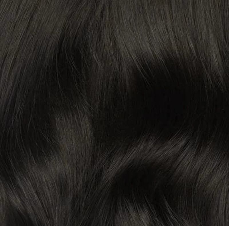 SAHAIR Slavic XO Nano extensions 20”- #1B Natural Black- 100g