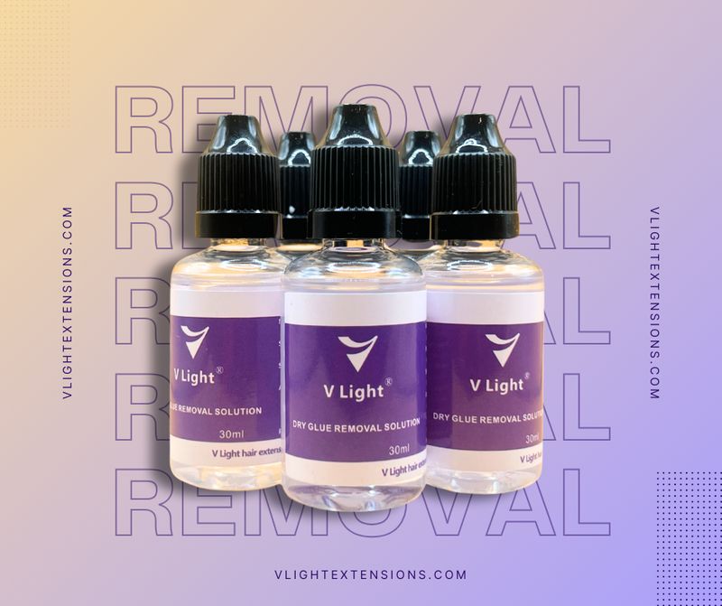 5 Pack Vlight Hair Extension Removal Solution