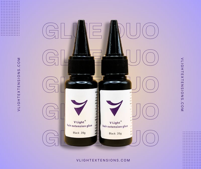2 Pack Hair Extension Glue-BLACK