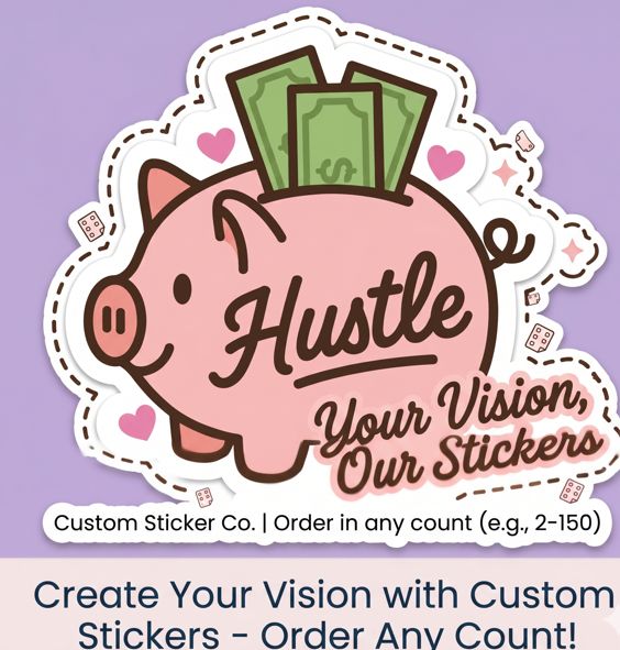 Custom Stickers "2.5 - 150 count