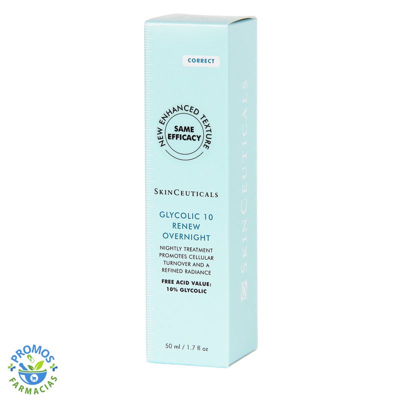 SkinCeuticals Glycolic 10 Renew Overnight Tratamiento antiedad (50 ml)