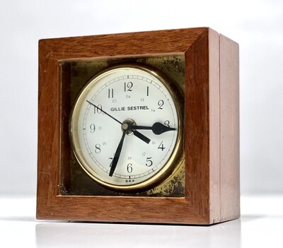Christmas Special Gillie Sestrel Vintage Style Wooden Quartz Nautical Ship Chronometer Clock