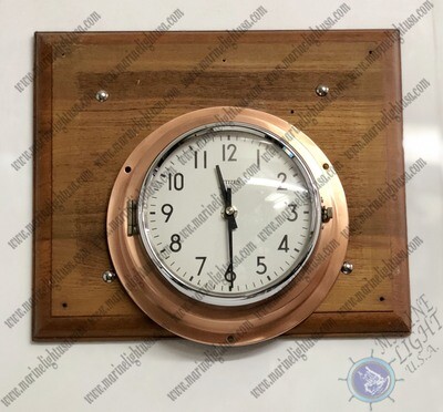 Original Old Antique Nautical Marine Ship Polished Citizen Wall Clock
