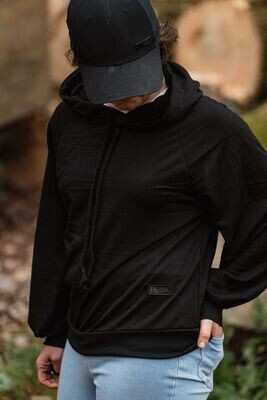 Oversized Light Weight Black Hoodie