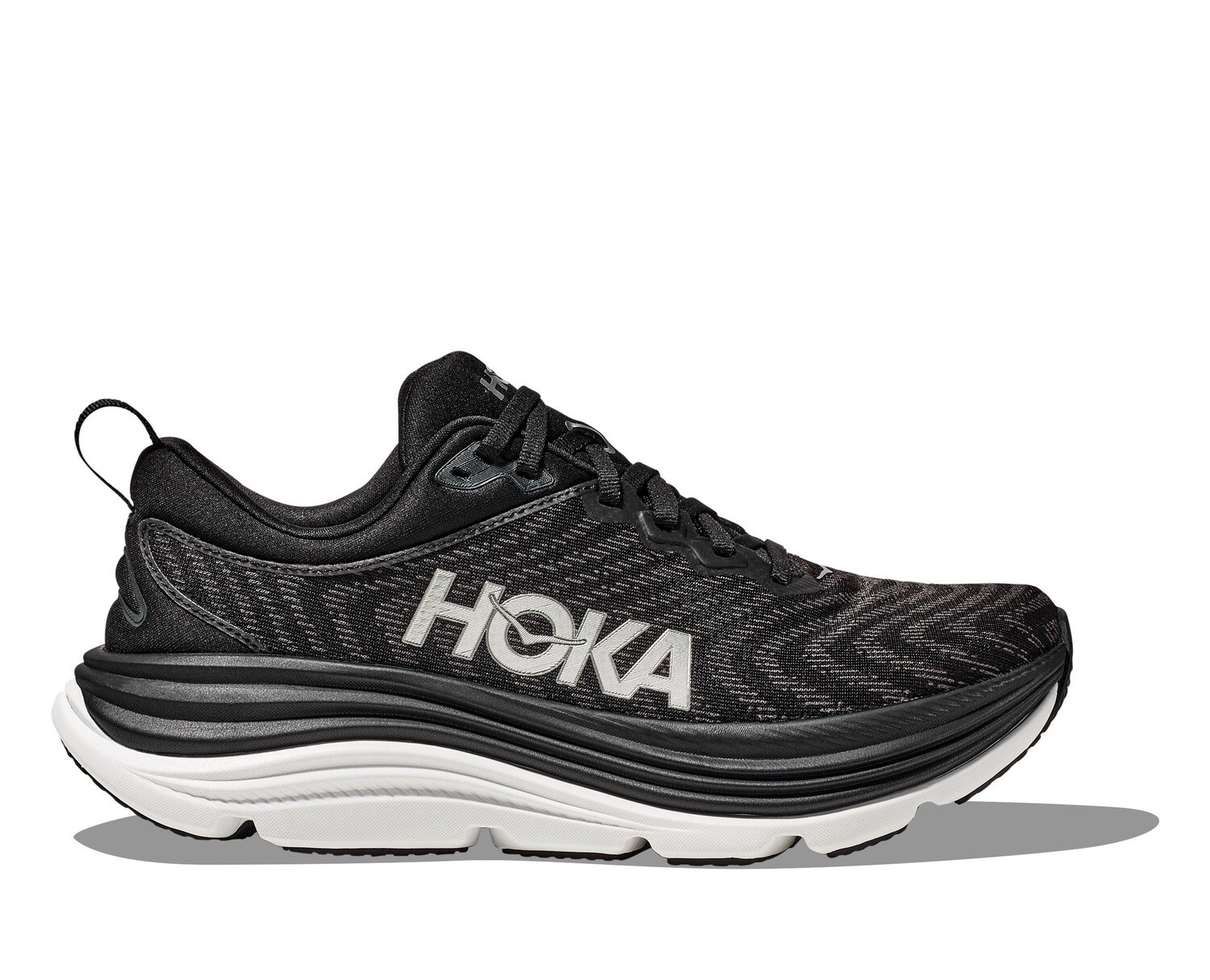 Mens Hoka Gaviota 5 Black/White