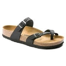 Womens Birkenstock Mayari Black Leather