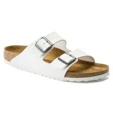 Womens Birkenstock Arizona Birko-Floor White