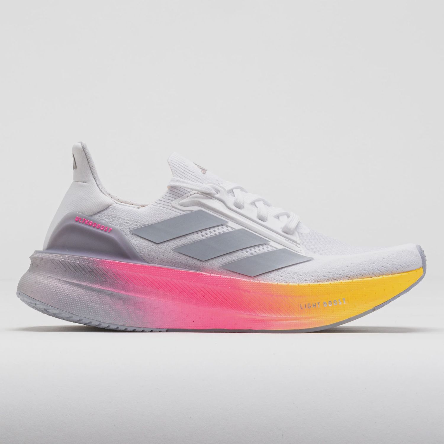 Women’s Adidas Ultraboost 5X White/Pink/Yellow