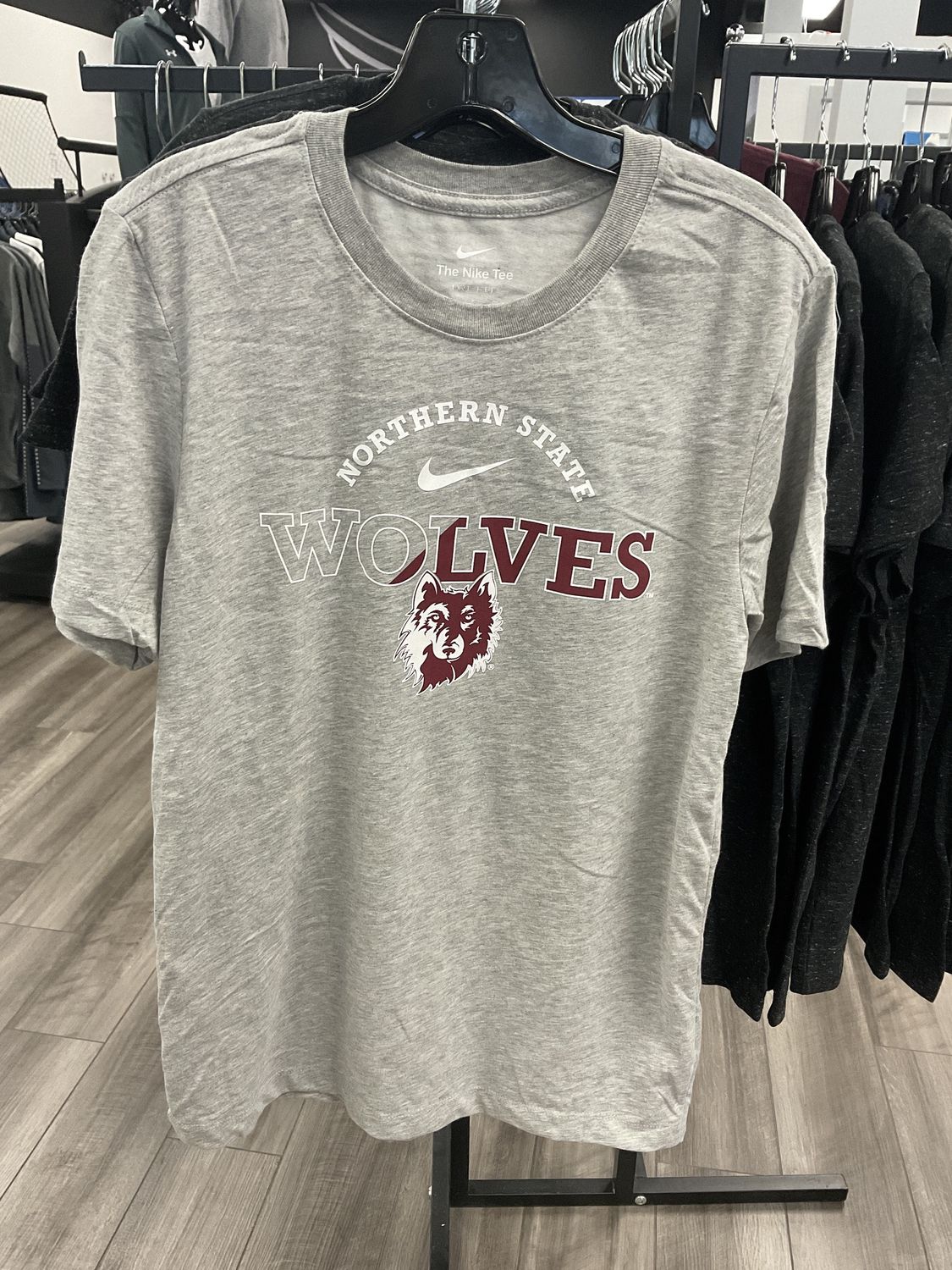 Mens NSU DriFit Cotton SS Tee Grey