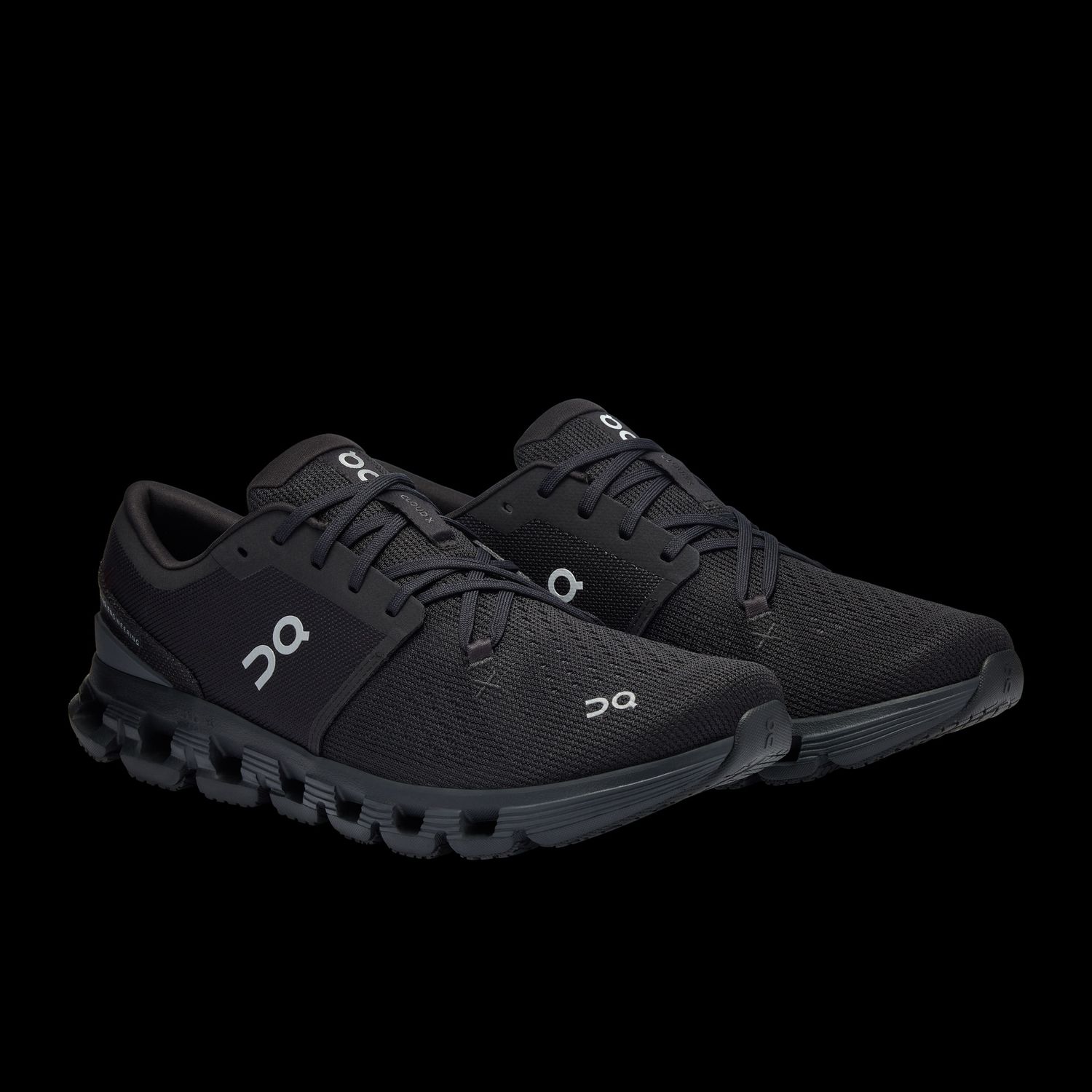 Mens On Cloud X4 Black/Eclipse