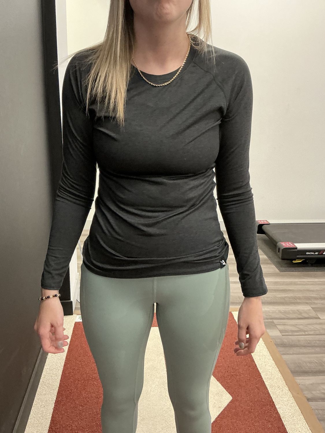 Women’s Performance Tech Long Sleeve Heather Black