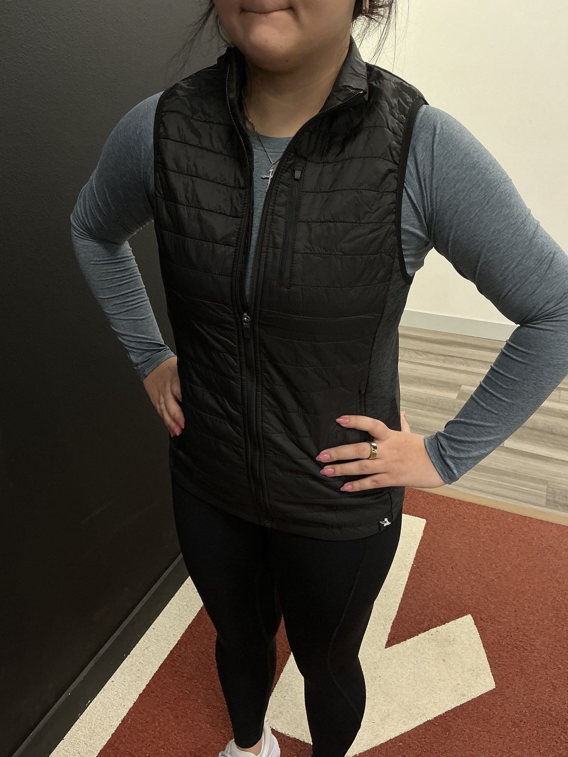 Women’s Synthetic Down Vest Black