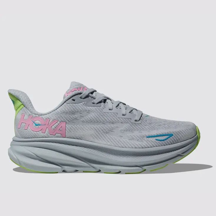 Women’s Hoka Clifton 9 Grey/Sea/Pink