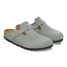Birkenstock Boston Pure Sage Soft Footbed