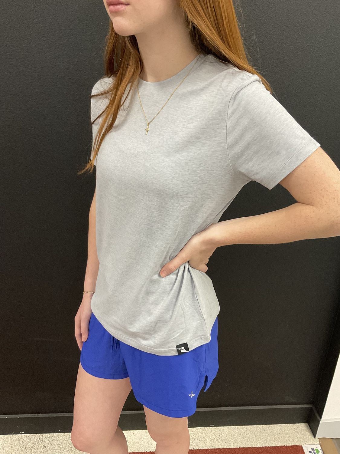Women’s Short Sleeve Classic Fit Light Grey