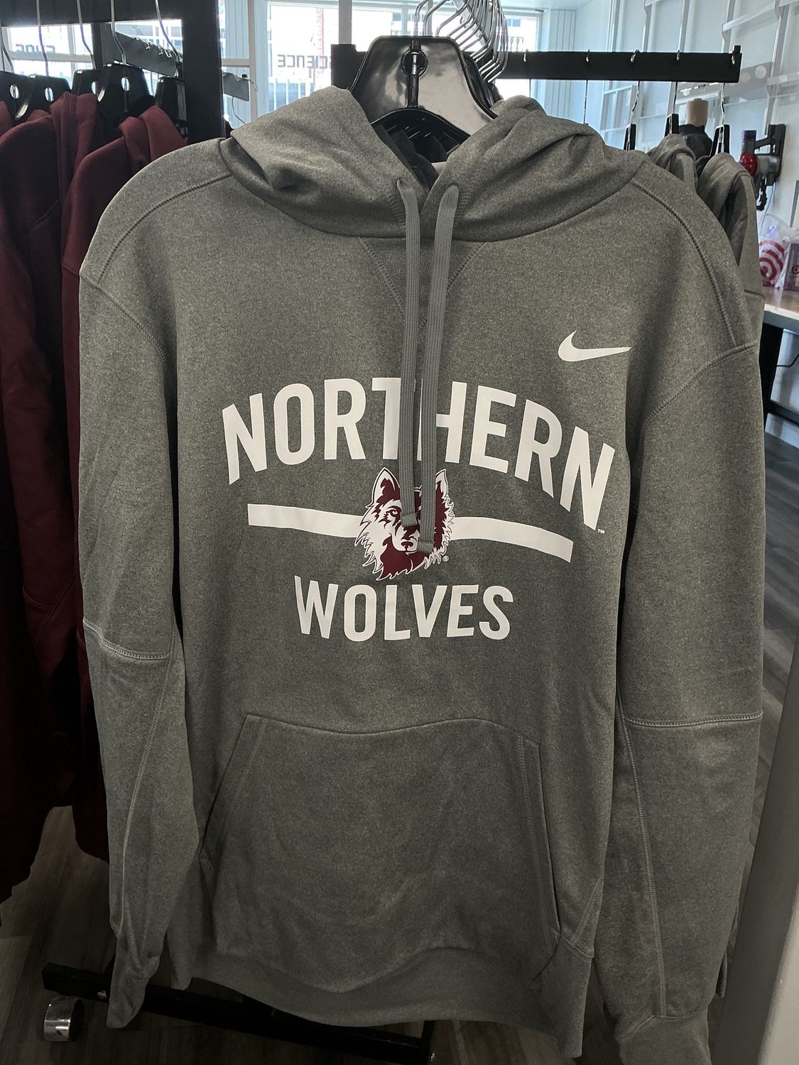 Men’s Northern Wolves Grey Hoodie