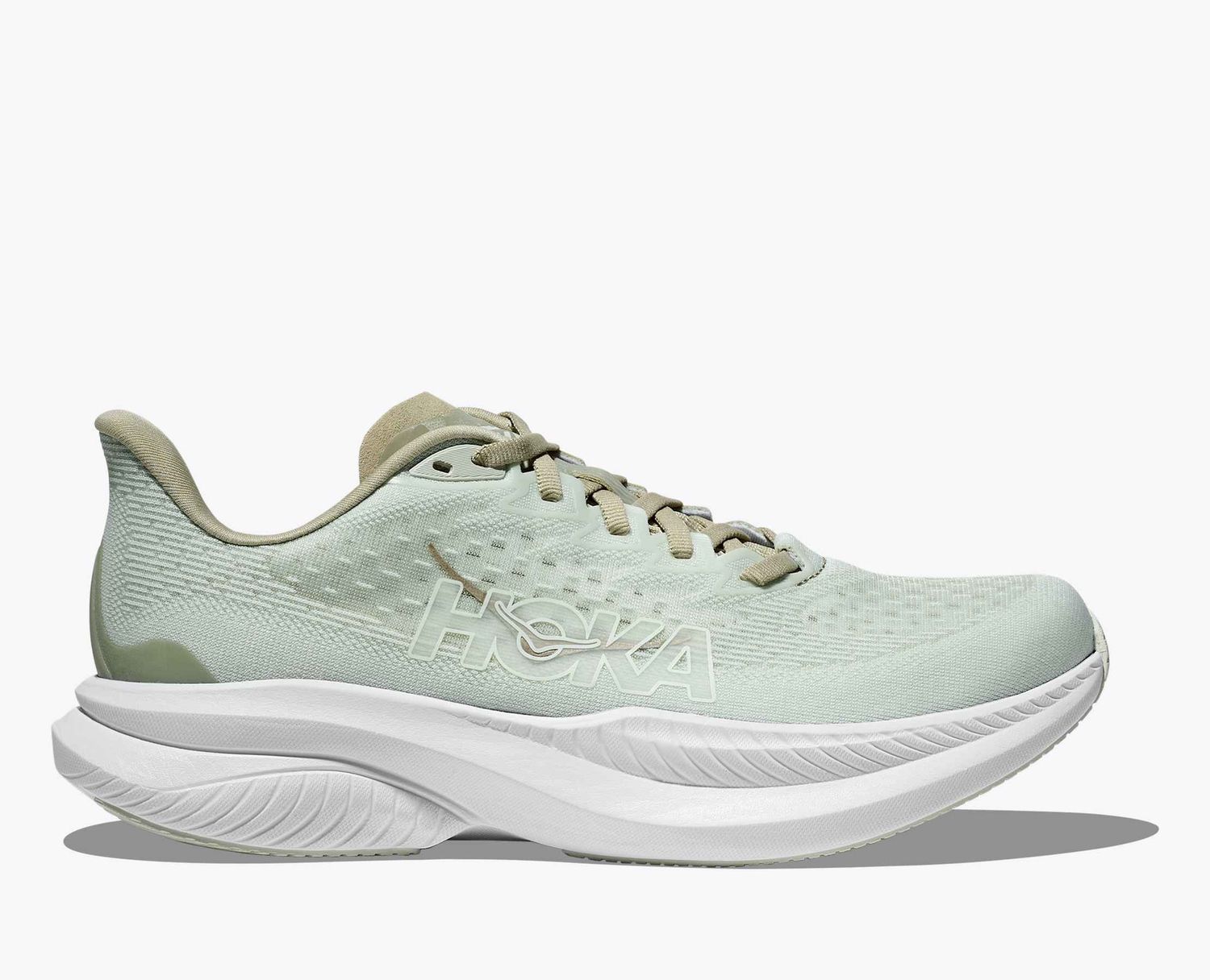 Women’s Hoka Mach 6 Oyster/Truffle Salt