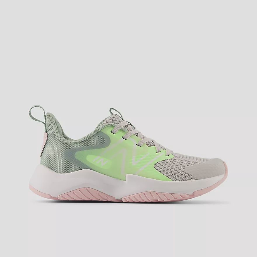 New Balance Kids Rave Runv2 Grey/Green