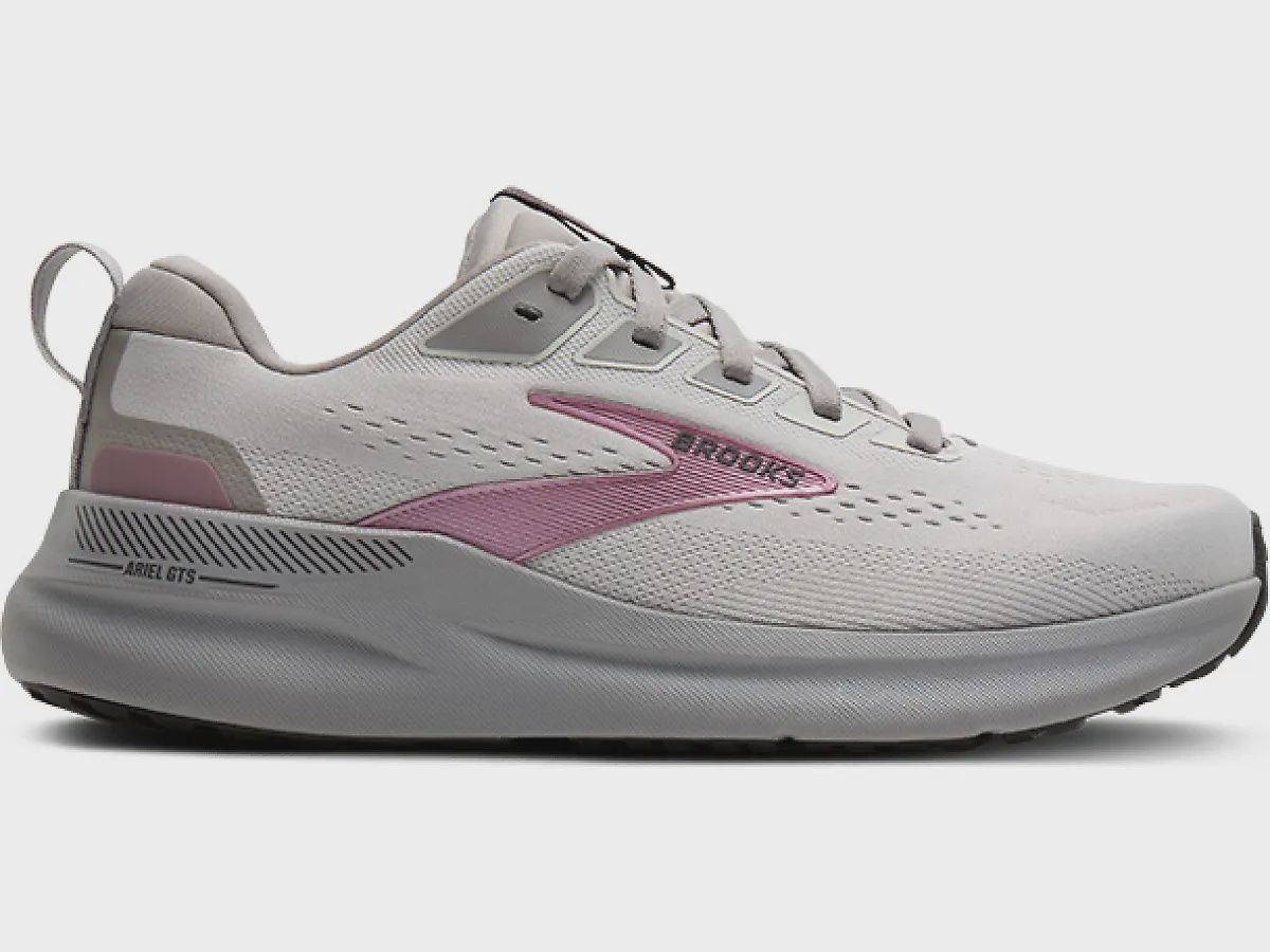 Women’s Brooks Ariel GTS 26 Oyster Mushroom/Alloy/Pink