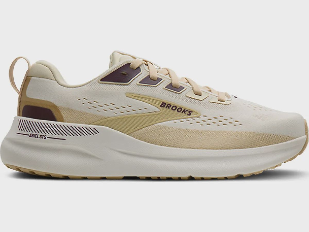 Women’s Brooks Ariel GTS 26 Coconut/Sand/Potent Purple