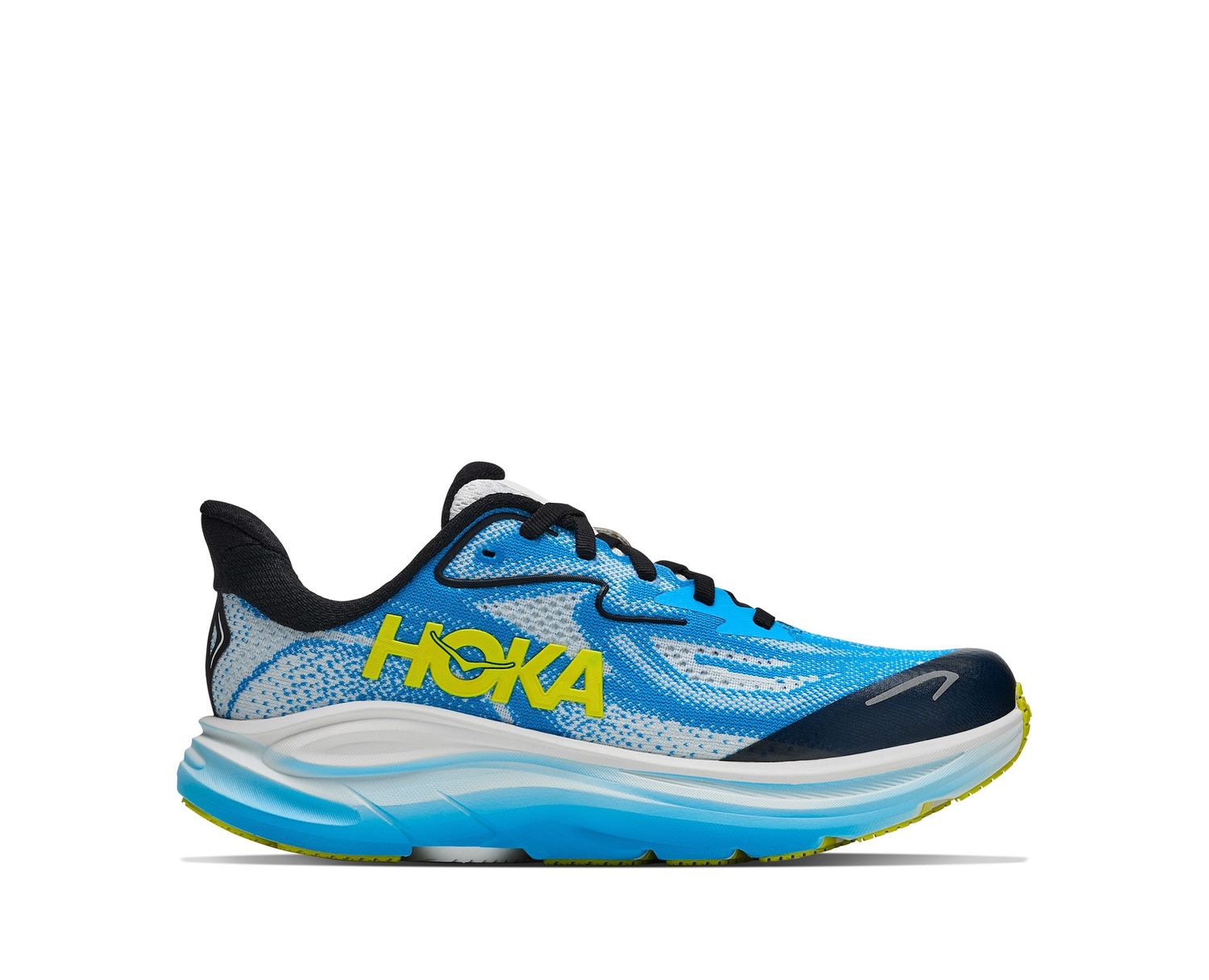 Big Kids Clifton 10 Blue/White/Yellow