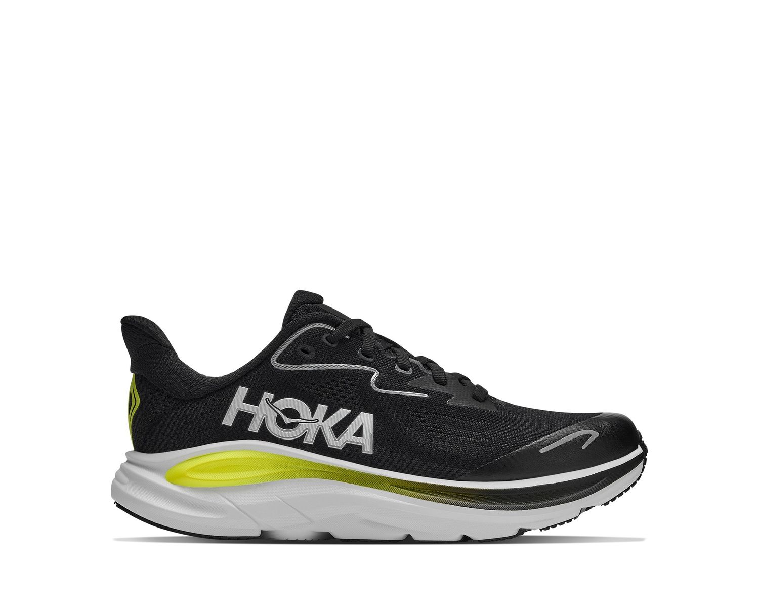 Big Kids Clifton 10 Black/White/Yellow