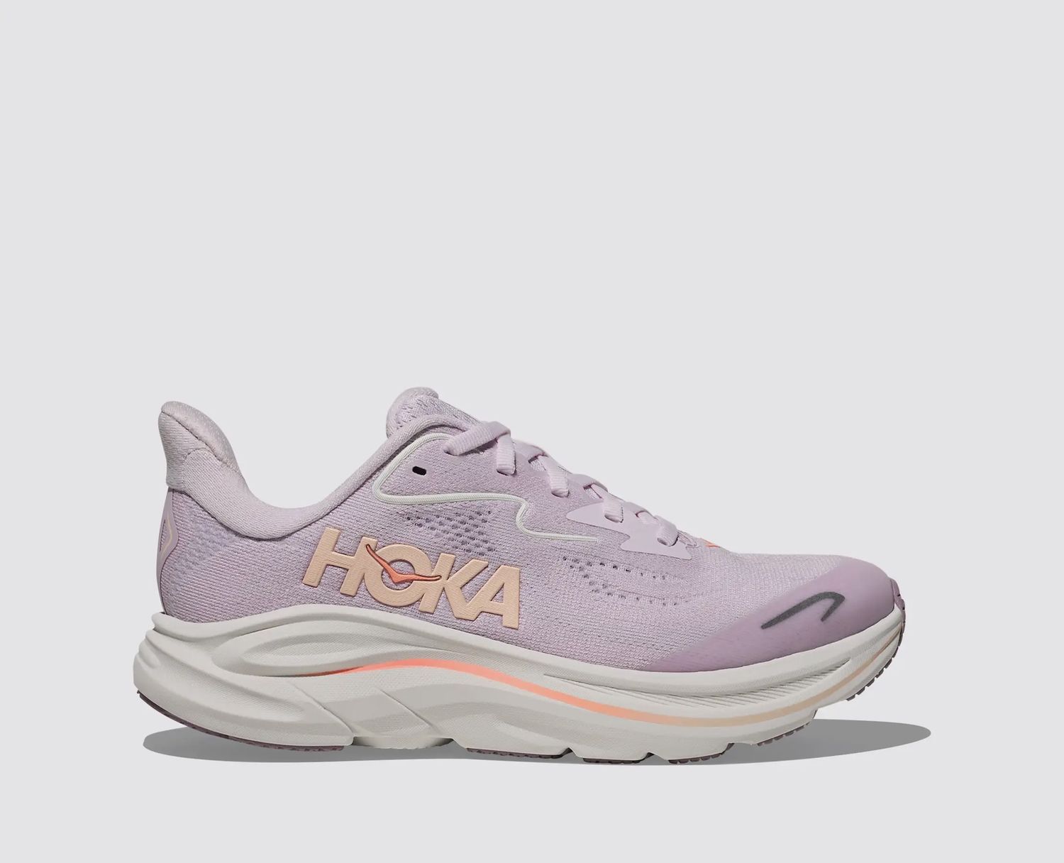 Big Kids Clifton 10 Lilac Cream/Tangerine Glow