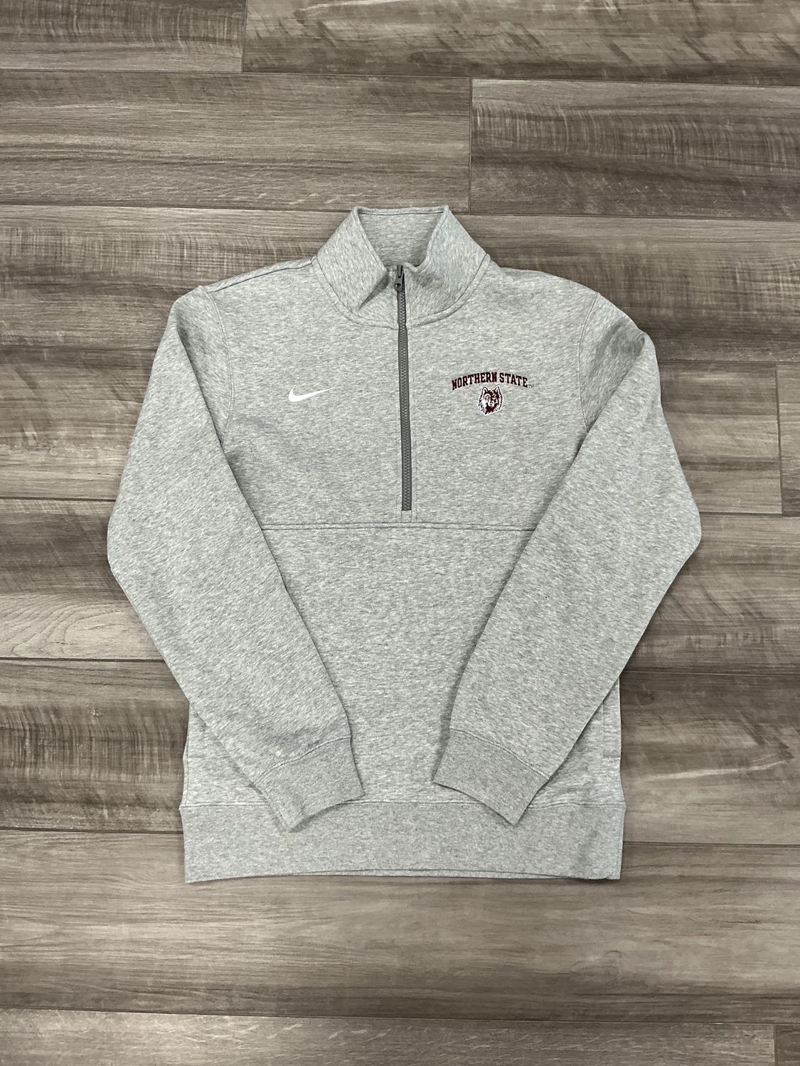 Northern Club fleece Half Zip Heather Grey