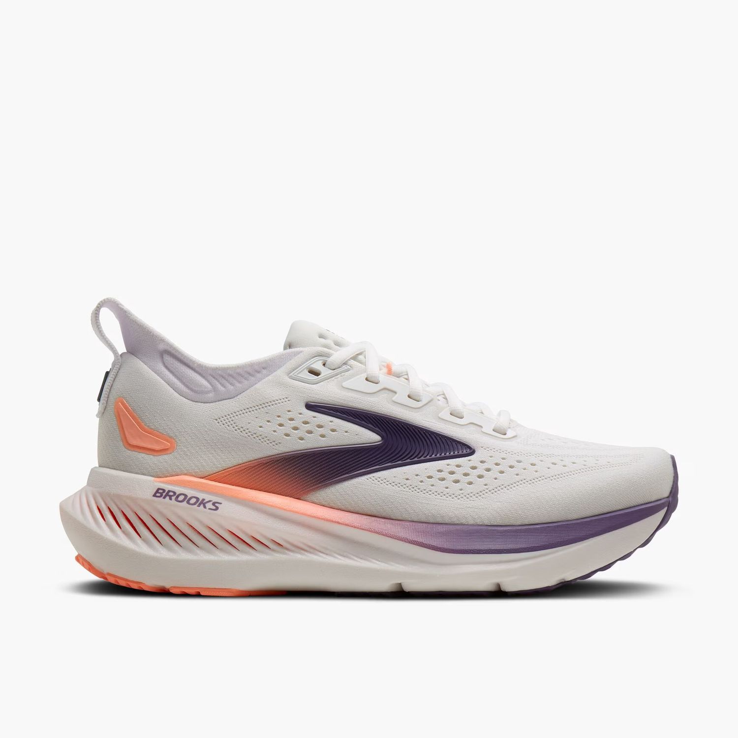 Women’s Brooks Glycerin 23 White/Mulled Grape