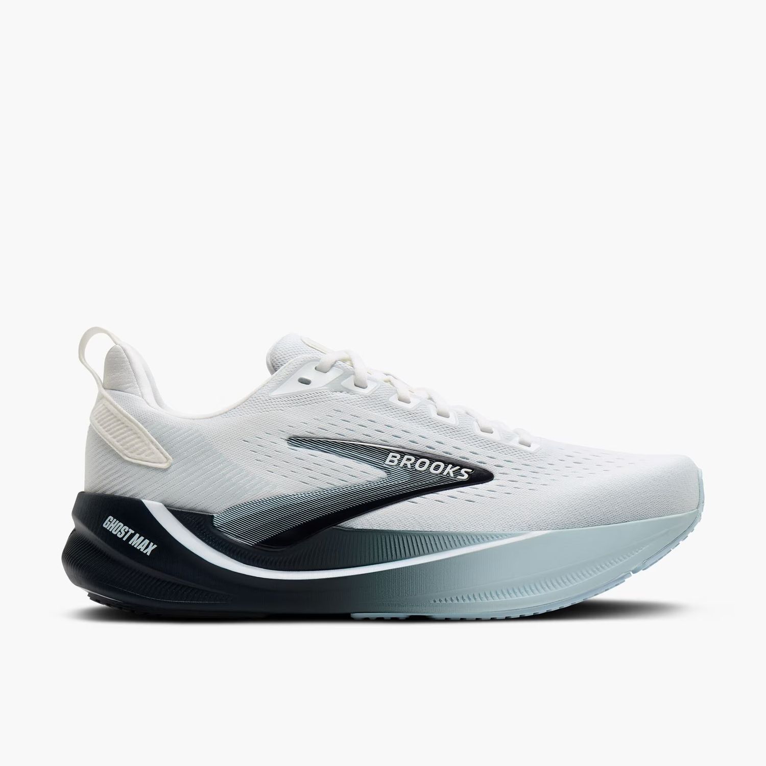 Men’s Brooks Ghost Max 4 White/Navy/Blue