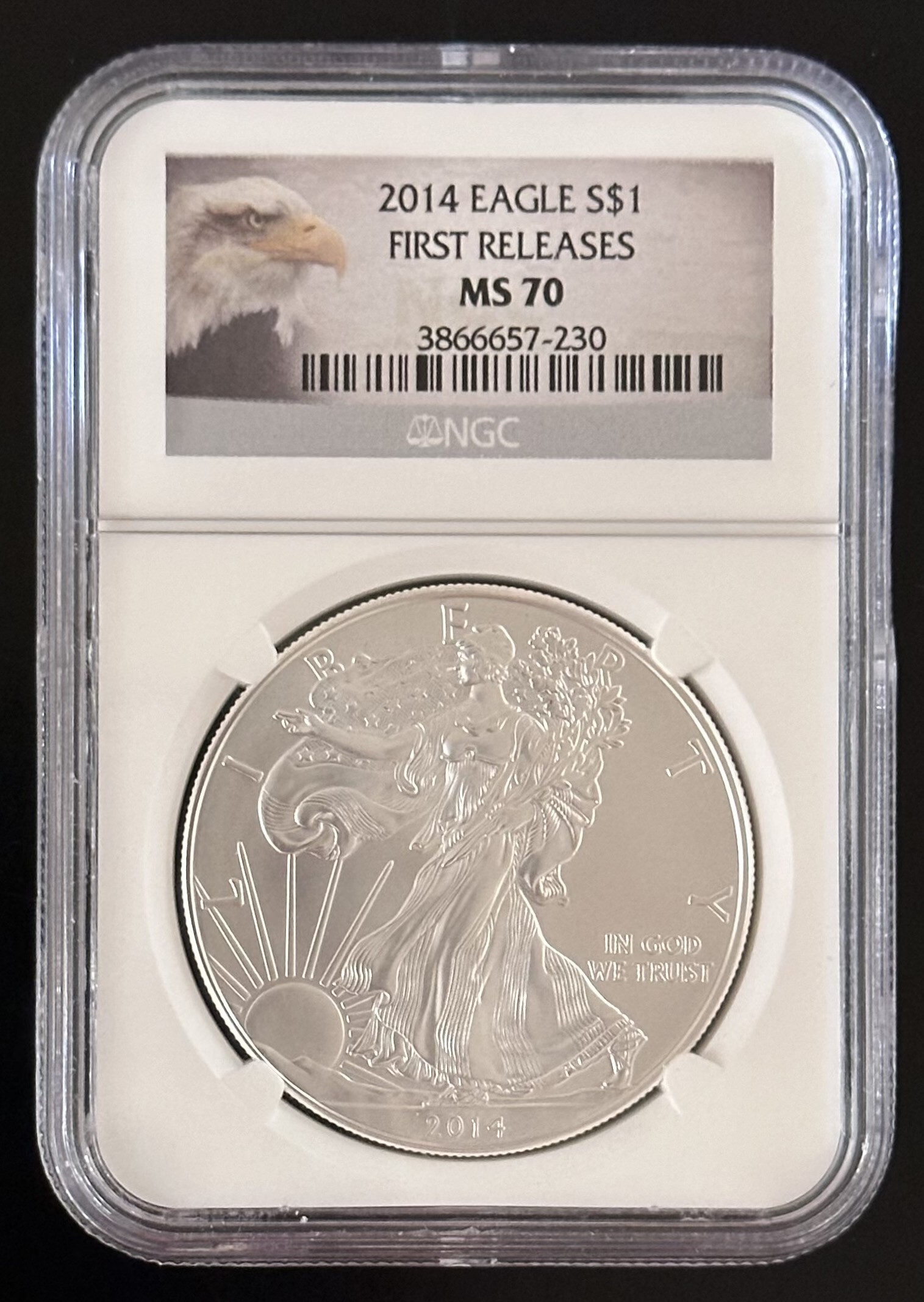 2014 EAGLE s$1, FIRST RELEASES, NGC