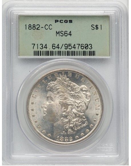 ​1882-CC $1 MS64 PCGS.