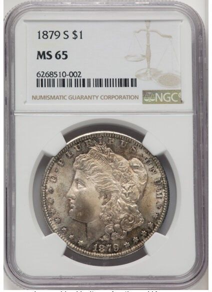 1879-S $1 Morgen MS65 NGC