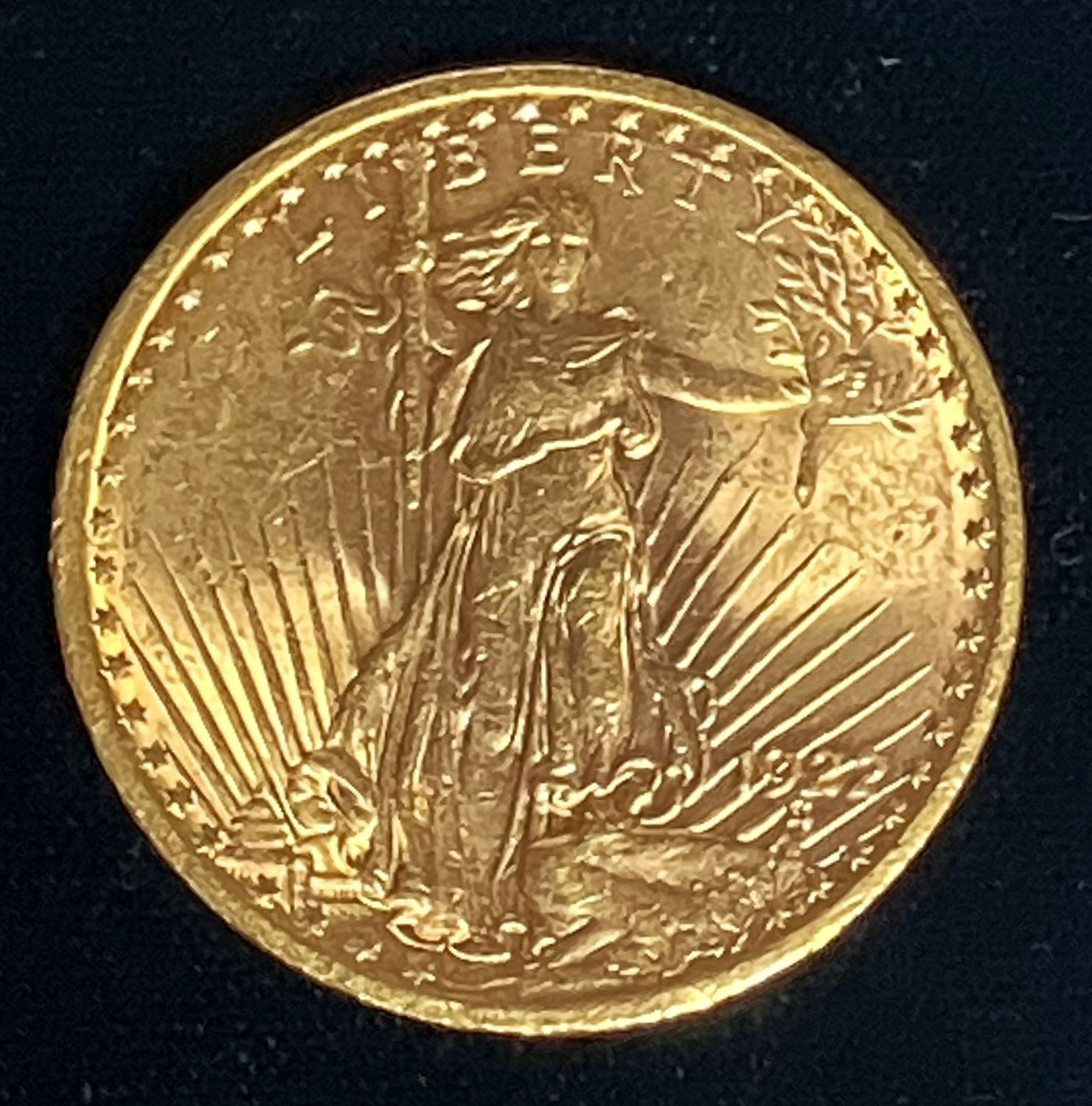 1922 ST. GAUDENS $20 1oz gold coin
