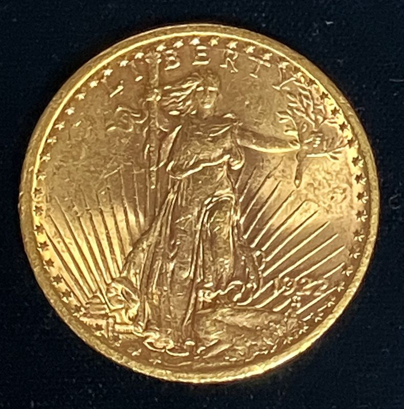 1922 ST. GAUDENS $20 1oz gold coin