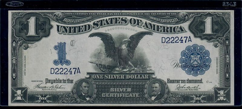1899 ​$1 Silver Certificate Note, Fr# 233, AU