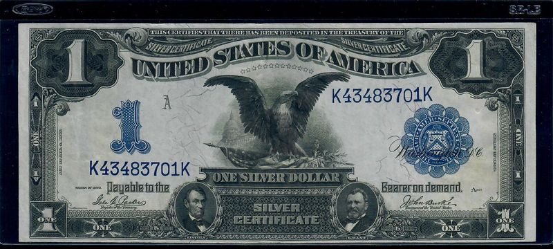 1899 ​$1 Silver Certificate Note, Fr# 232, UNC