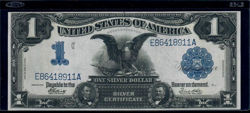 1899 ​$1 Silver Certificate Note, Fr# 235, Au