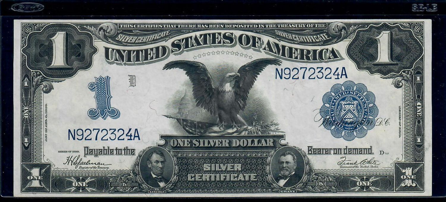 1899 ​$1 Silver Certificate Note, Fr# 236, AU