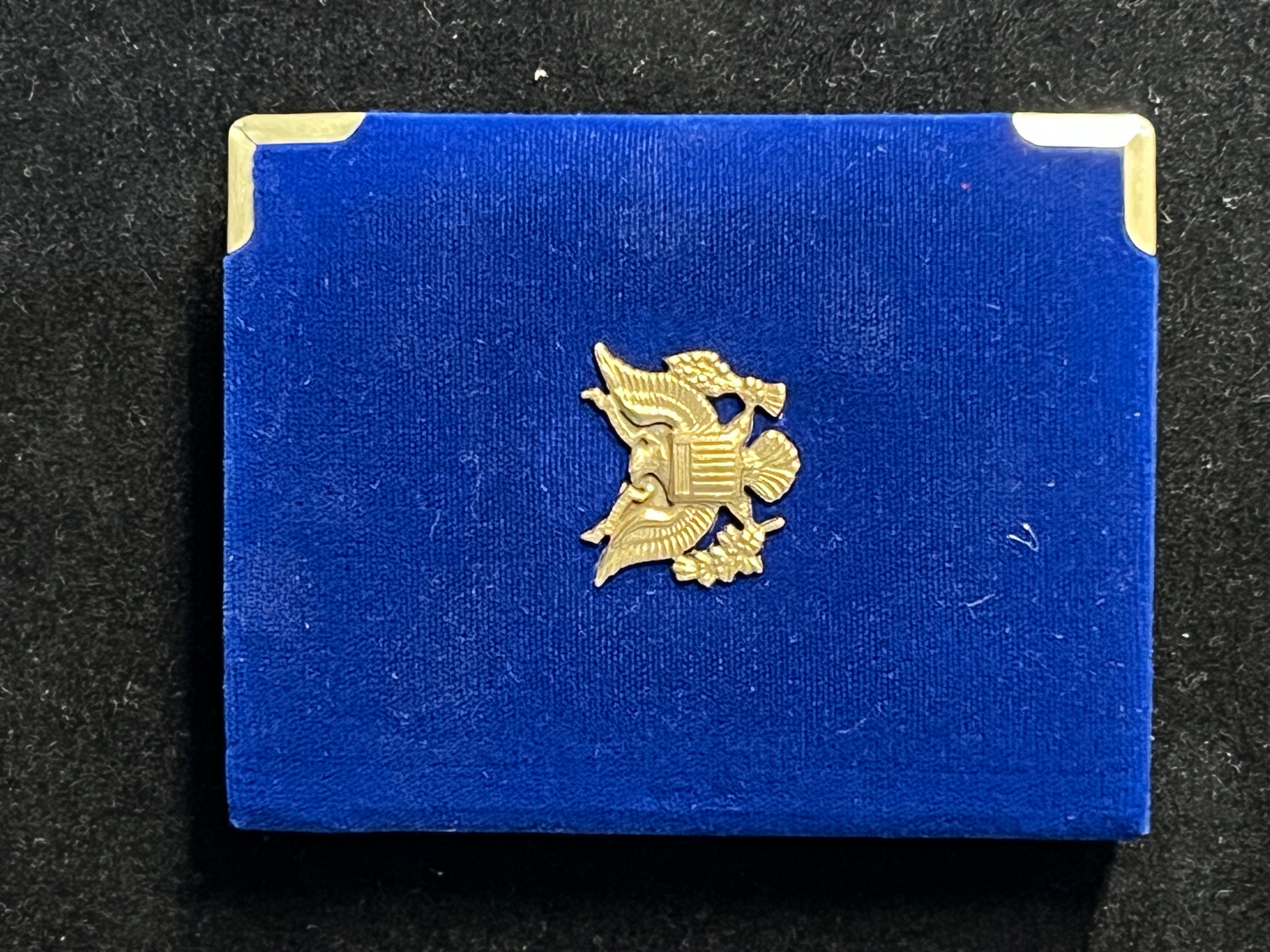 1986-W 1oz GOLD USA $50 PROOF AMERICAN EAGLE COIN BOX & COA First Year of Issue